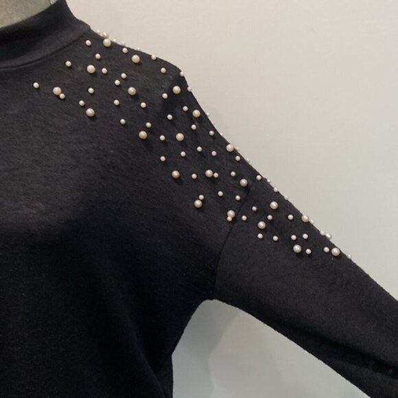 H&M Black Peal Long Sleeve Top - Picture 5 of 10